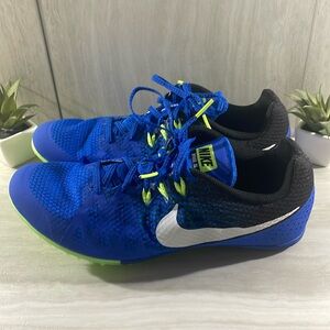 Nike Zoom Rival M 11 Men’s Track Sprint Spikes Shoes 806555-414 Blue